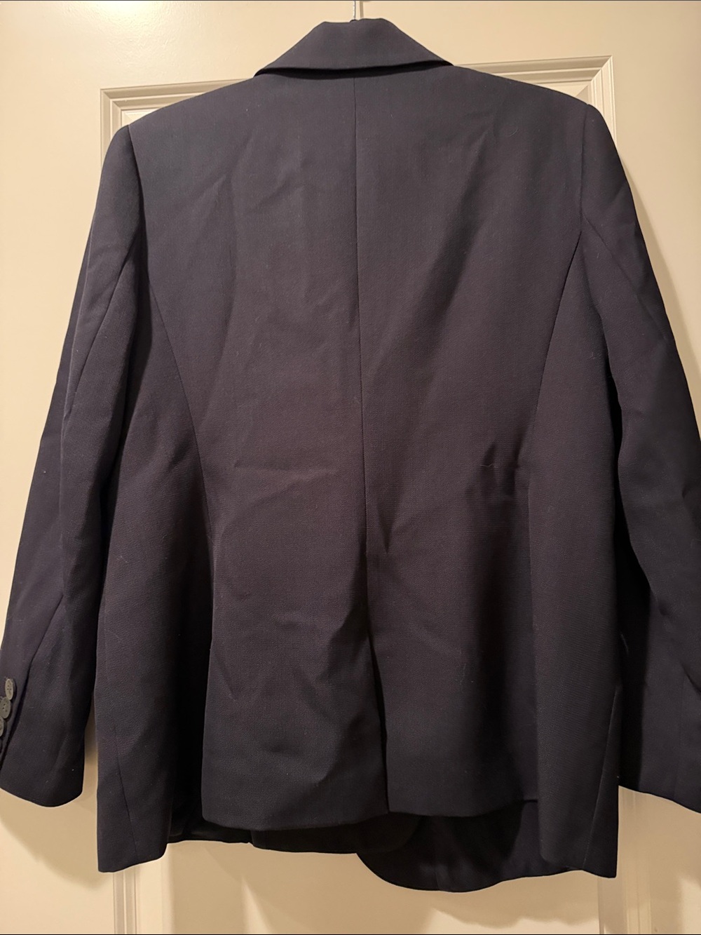 The Fold 365 Pure Wool Charlbury Jacket Navy - Picture 9 of 9